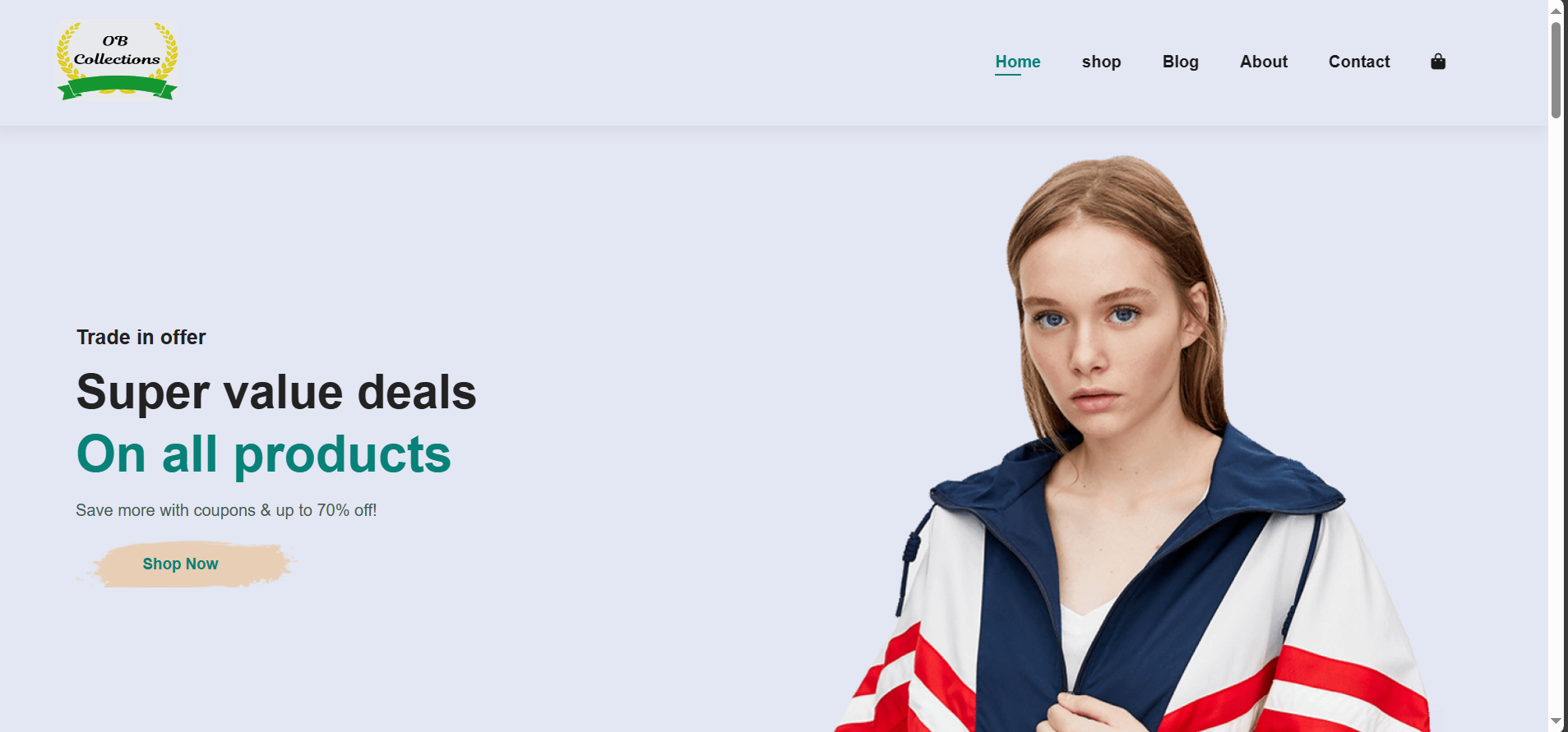E-commerce Responsive Website Project