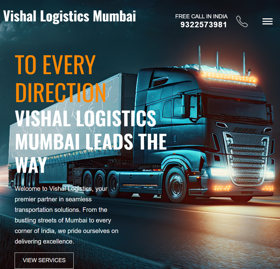 Logistics Responsive Website Project
